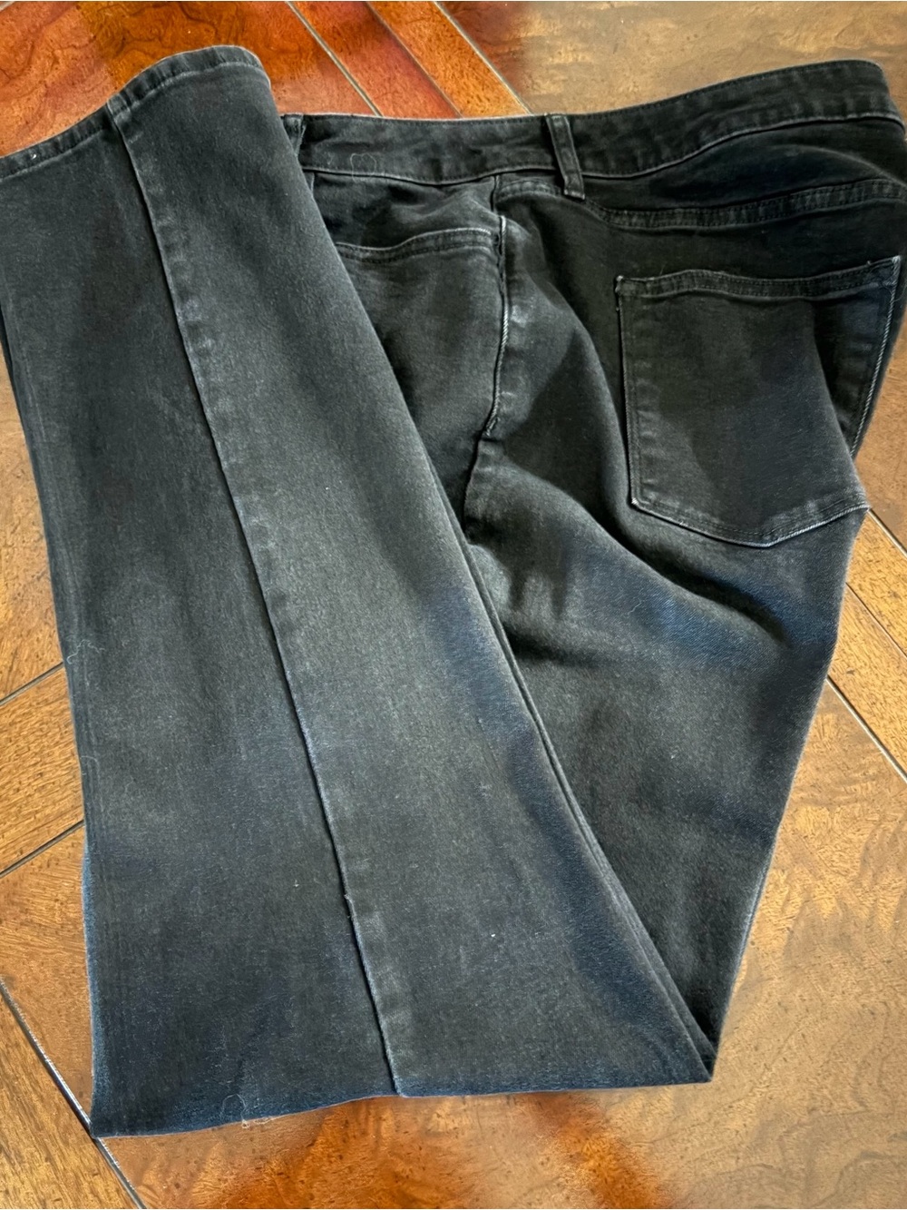 New Sonoma Curvy Black Straight-Leg Jeans!